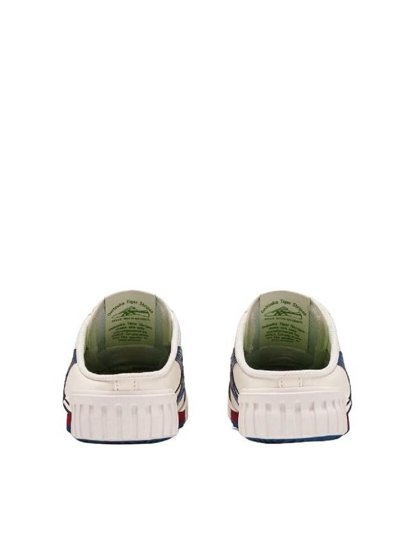 Onitsuka Tiger Sabot Slip-On Shoes Athlesiure/Colorblock Beige/Green For Men/Women/Students