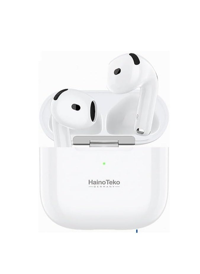 Haino Teko AIR6 True Wireless Stereo Earbuds with Multi Functional Touch Control HD Clear Microphone High Bass Sound Quality