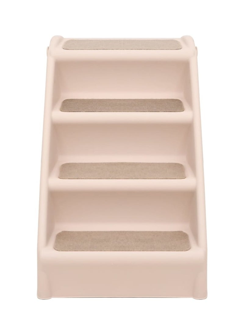 Folding Dog Stairs Cream 62x40x49.5 cm
