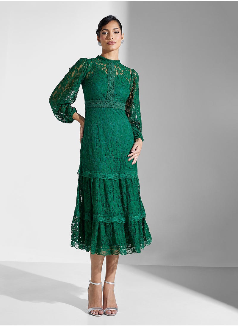 Lace Midi Dress