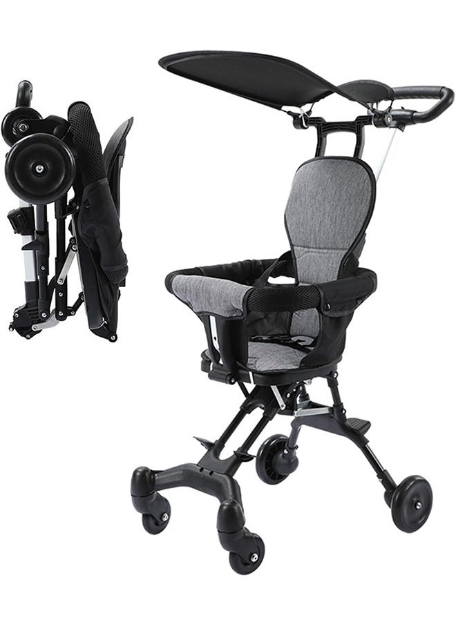 Baby Stroller, Baby Riding Magic Tool, Lightweight Foldable Baby Stroller, Two-Way Stroller, Four Wheels