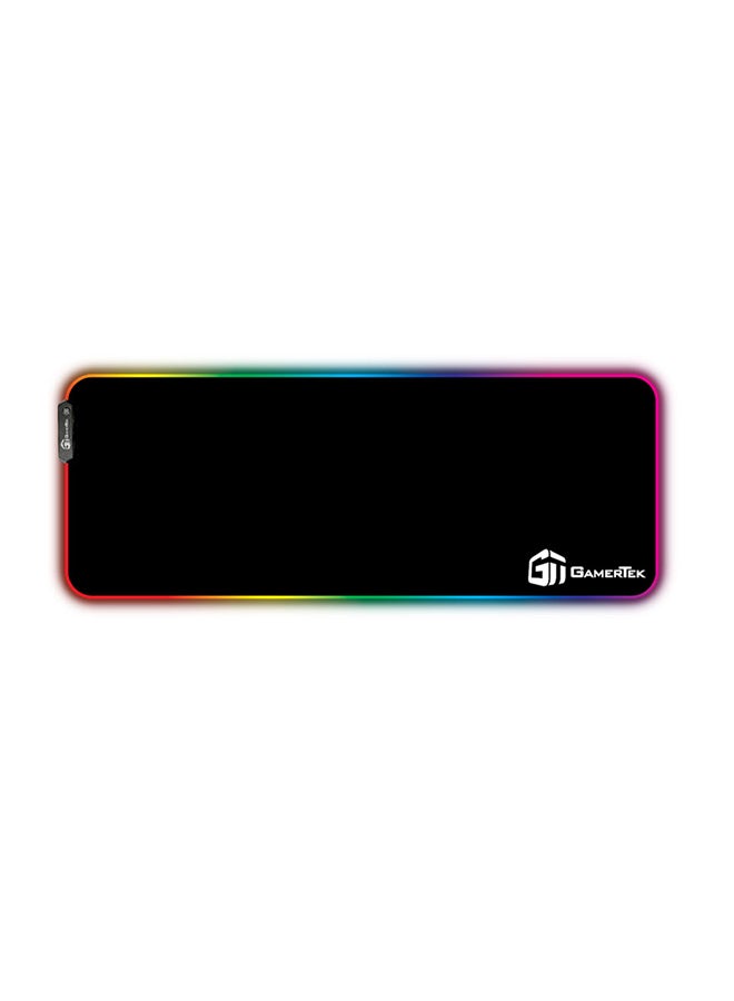GamerTek Midnight Black RGB Desk Mat (80x30 cm)