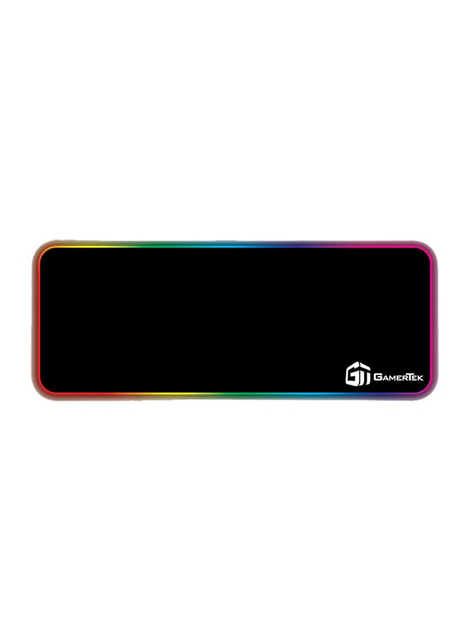 GamerTek Midnight Black RGB Desk Mat (80x30 cm)