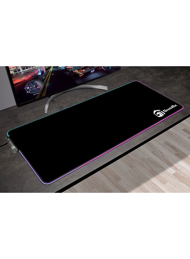 GamerTek Midnight Black RGB Desk Mat (80x30 cm)