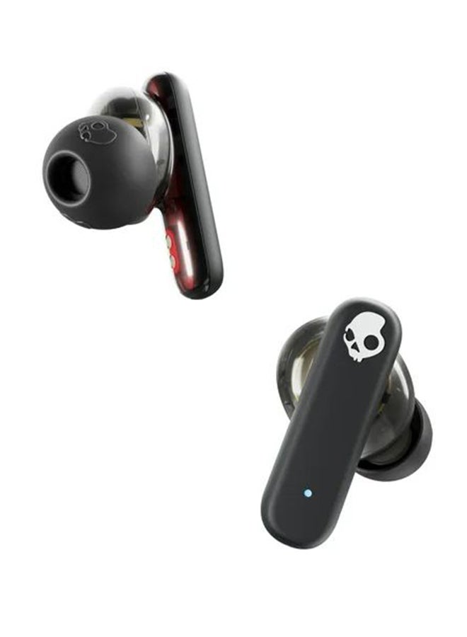 Smokin' Buds in-Ear Wireless Earbuds, 20 Hr Battery, 50% Renewable Plastics, Microphone, Works with iPhone Android and Bluetooth Devices - Midnight Smoke