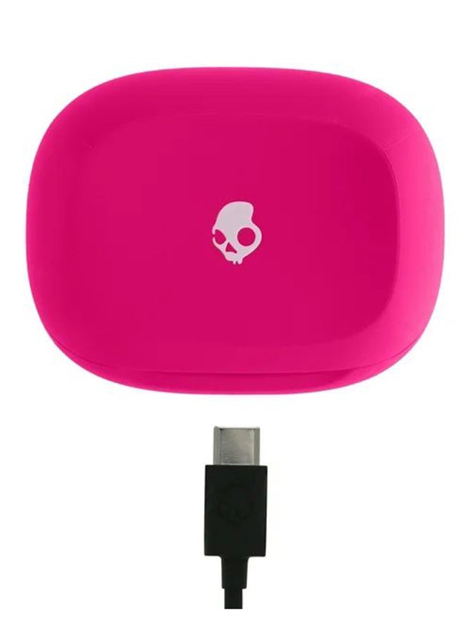 Smokin' Buds in-Ear Wireless Earbuds, 20 Hr Battery, 50% Renewable Plastics, Microphone, Works with iPhone Android and Bluetooth Devices - Pink