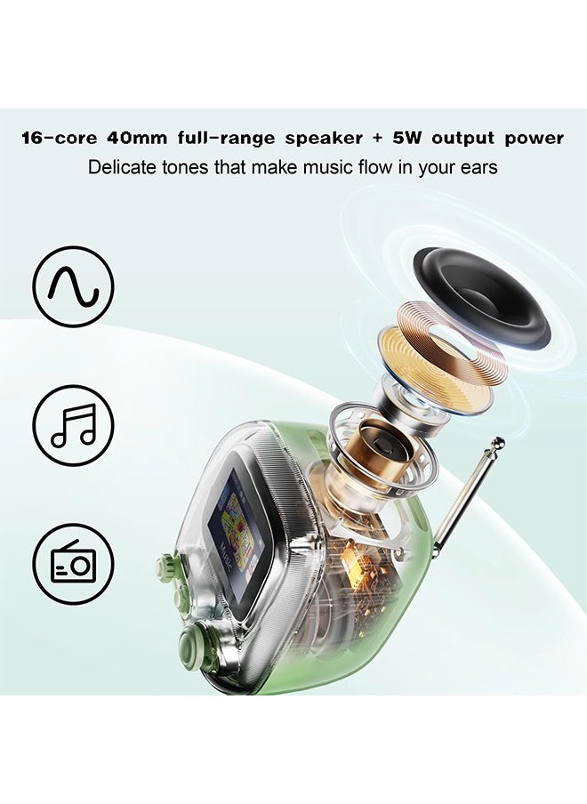 Divoom T-tiivoo-2 Mini Retro White Noise Bluetooth Speaker Portable Vintage Sleep Aid Bluetooth Speaker high quality Subwoofer