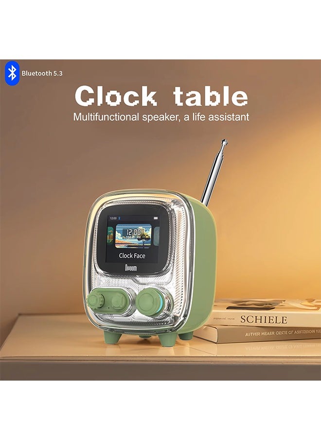 Divoom T-tiivoo-2 Mini Retro White Noise Bluetooth Speaker Portable Vintage Sleep Aid Bluetooth Speaker high quality Subwoofer
