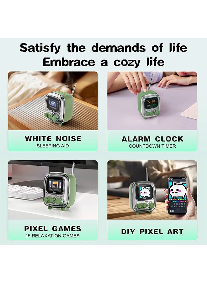 Divoom T-tiivoo-2 Mini Retro White Noise Bluetooth Speaker Portable Vintage Sleep Aid Bluetooth Speaker high quality Subwoofer