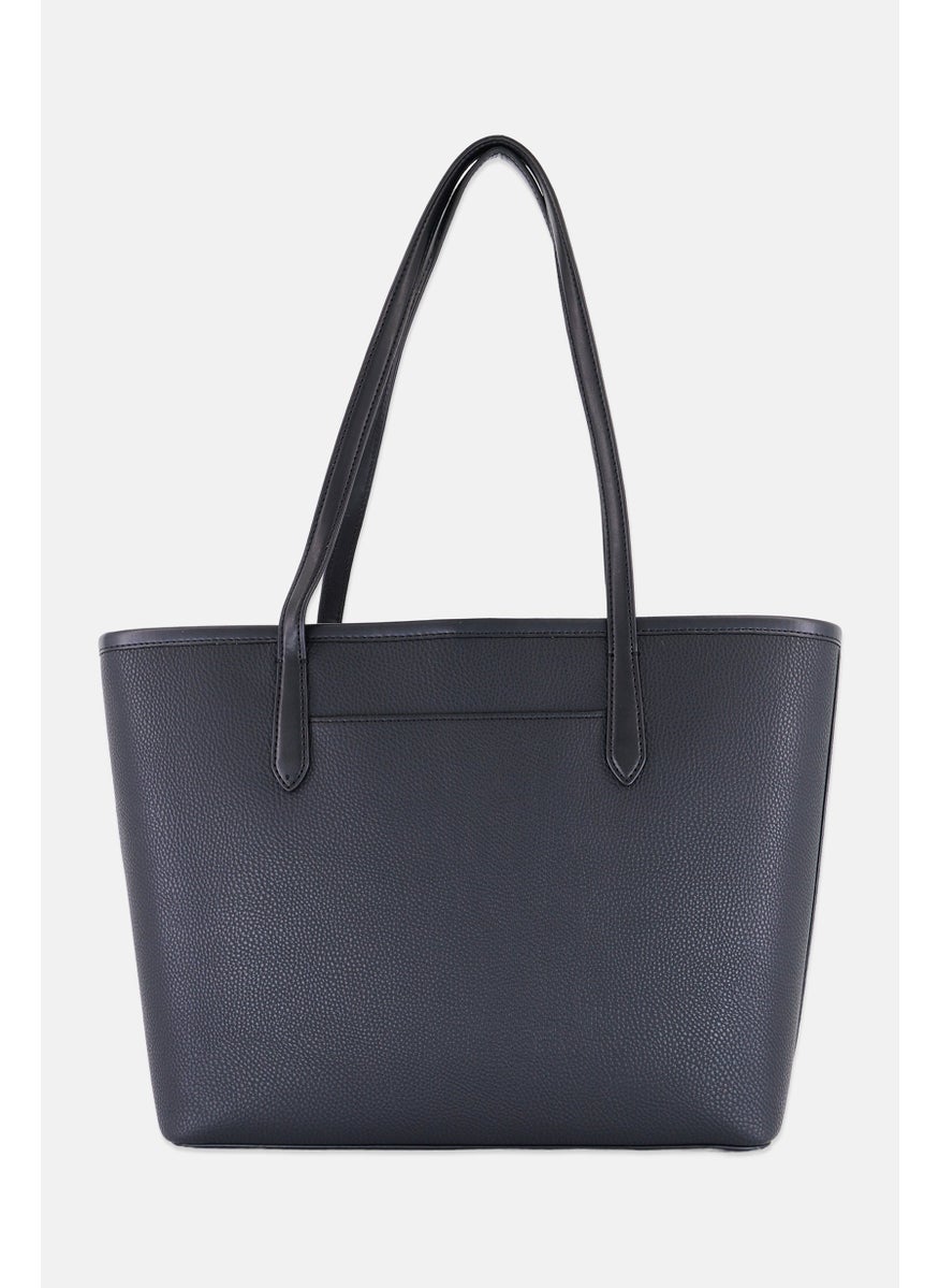 Women Brand Logo Tote Bag 30 H x 41 L x 13 W cm, Black
