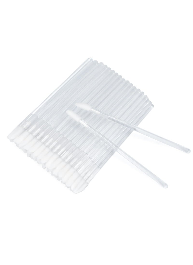 200PCS Lip Gloss ApplicatorsDisposable Lip Brushes Lipstick Gloss Wands Applicator Perfect Makeup Tool Kits Transparent