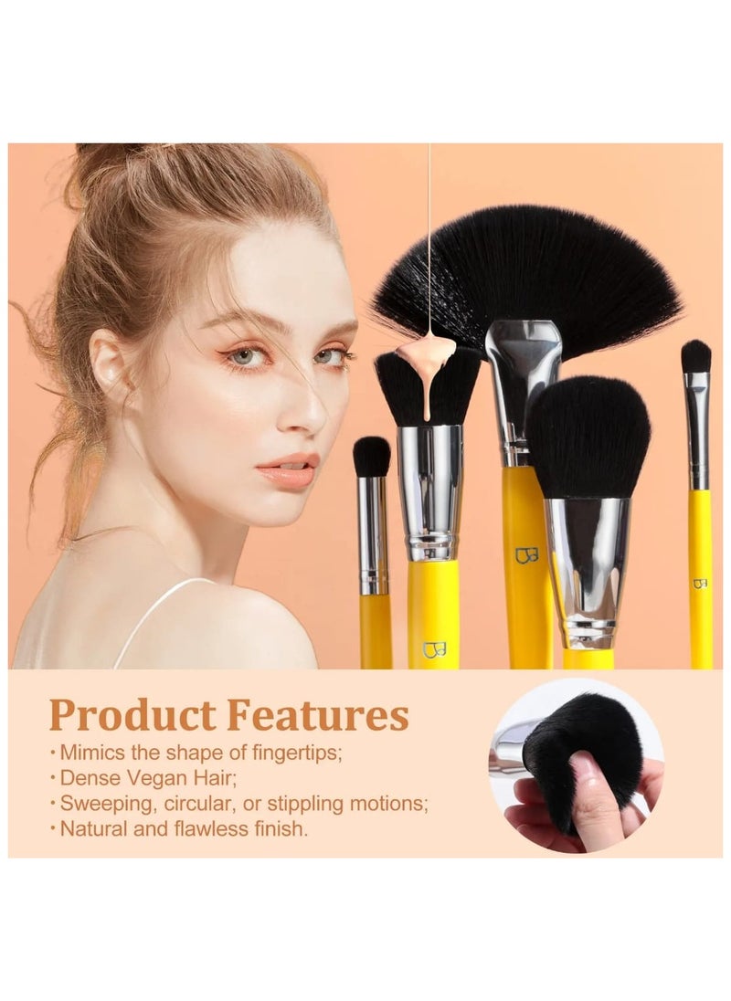 29PCS Face Makeup Tool Kits Soft Makeup Sponge Double-Ended Silicone Clay Mask Applicator Makeup Brushes Best Gift Set