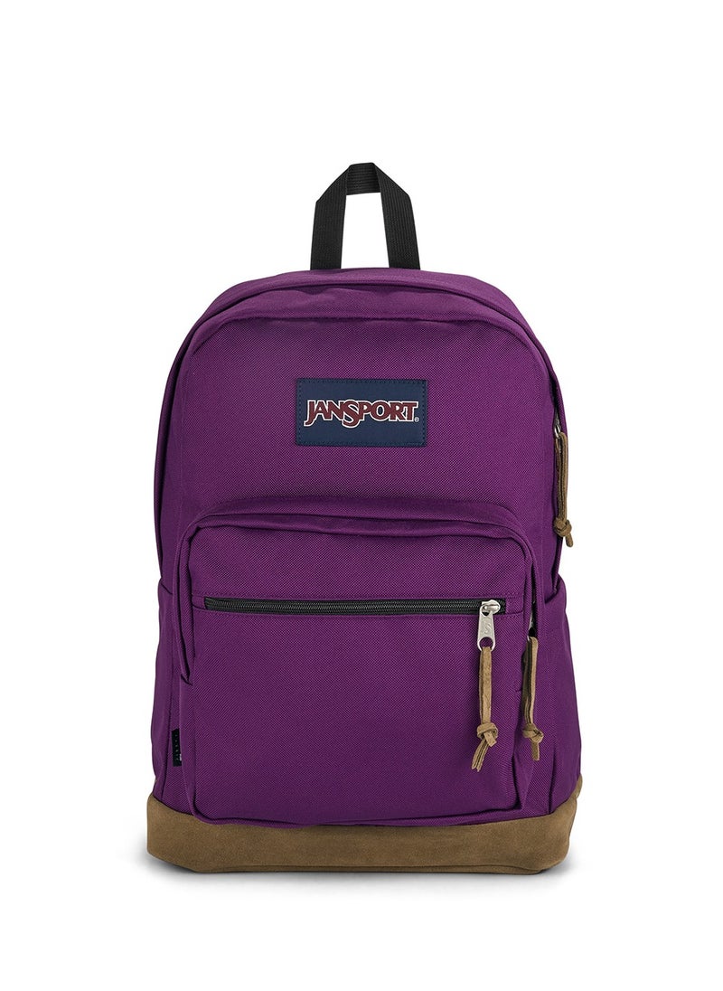 【School season】Classic Colorful School Bag with Leather Computer Compartment Must-Have Back-to-School Travel Bag Laptop Bag for Students