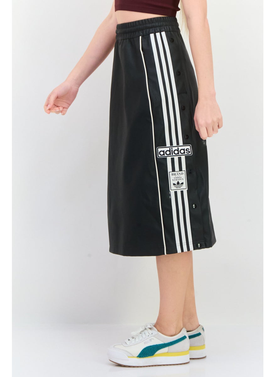 Women Sportswear Fit Outdoor Midi Skirt, Black