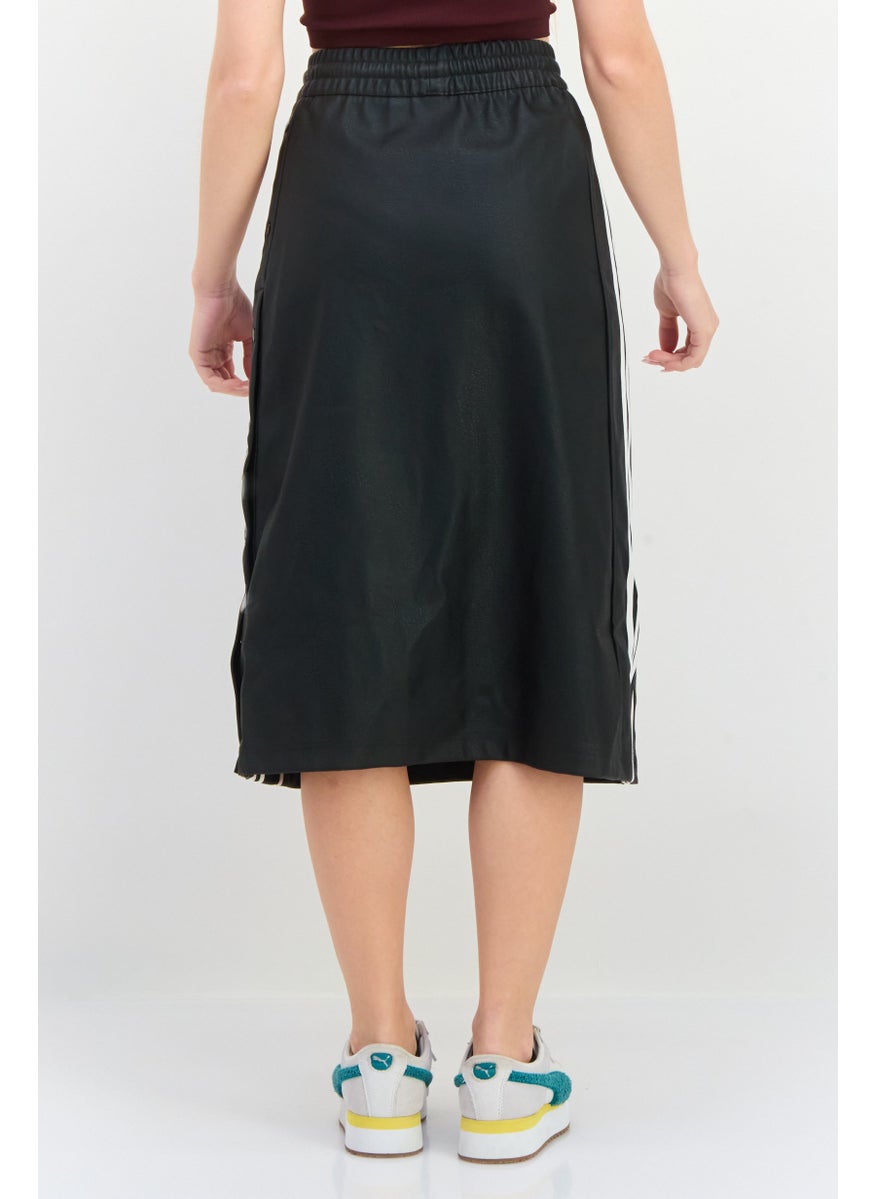 Women Sportswear Fit Outdoor Midi Skirt, Black