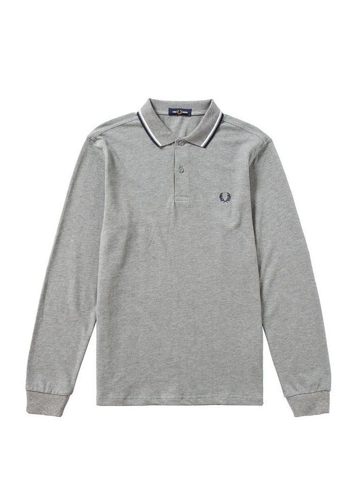 Wheat spring and autumn long sleeve men's polo shirt(S)