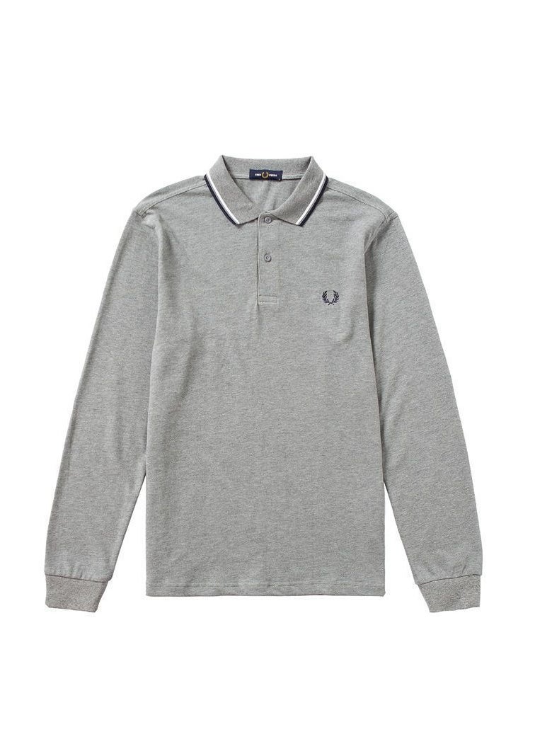 Wheat spring and autumn long sleeve men's polo shirt(M)