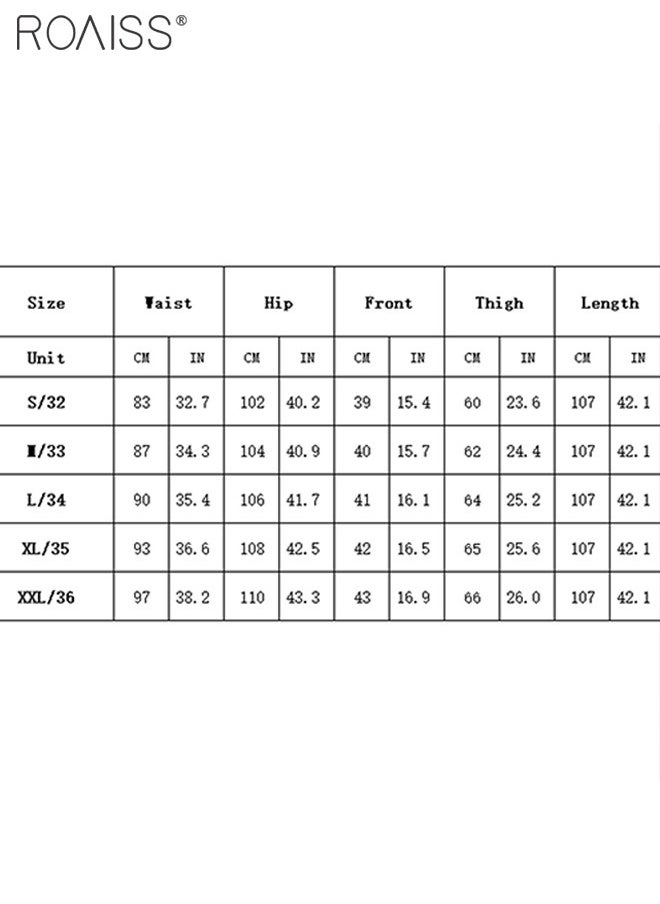 Men's Fashion Casual Business Pants Summer Light Thin High Elastic Classic Navy Blue Suit Pants Skintight Wrinkle-Resistant High Waist Straight Trousers with Pockets on Both Sides