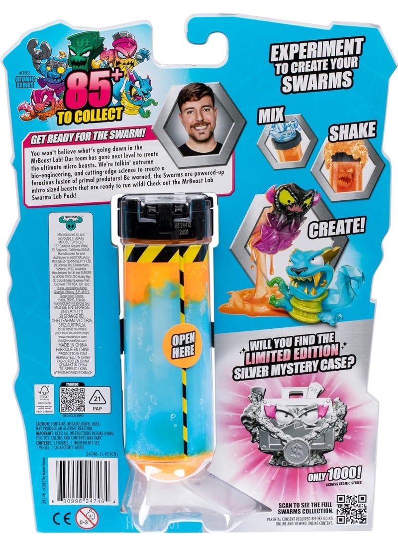 MrBeast Lab Swarms S2 Lab 5Pk | Mystery Micro Beasts Await! Shake, Reveal & Collect All 85+ Unique Creatures