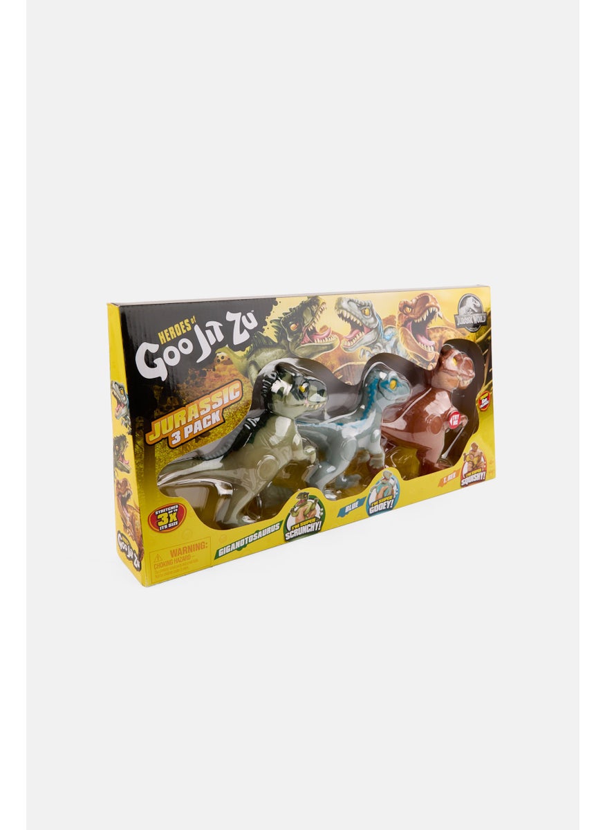 3 Pack Heroes of Goo Jit Zu Action Figure 41468, Olive