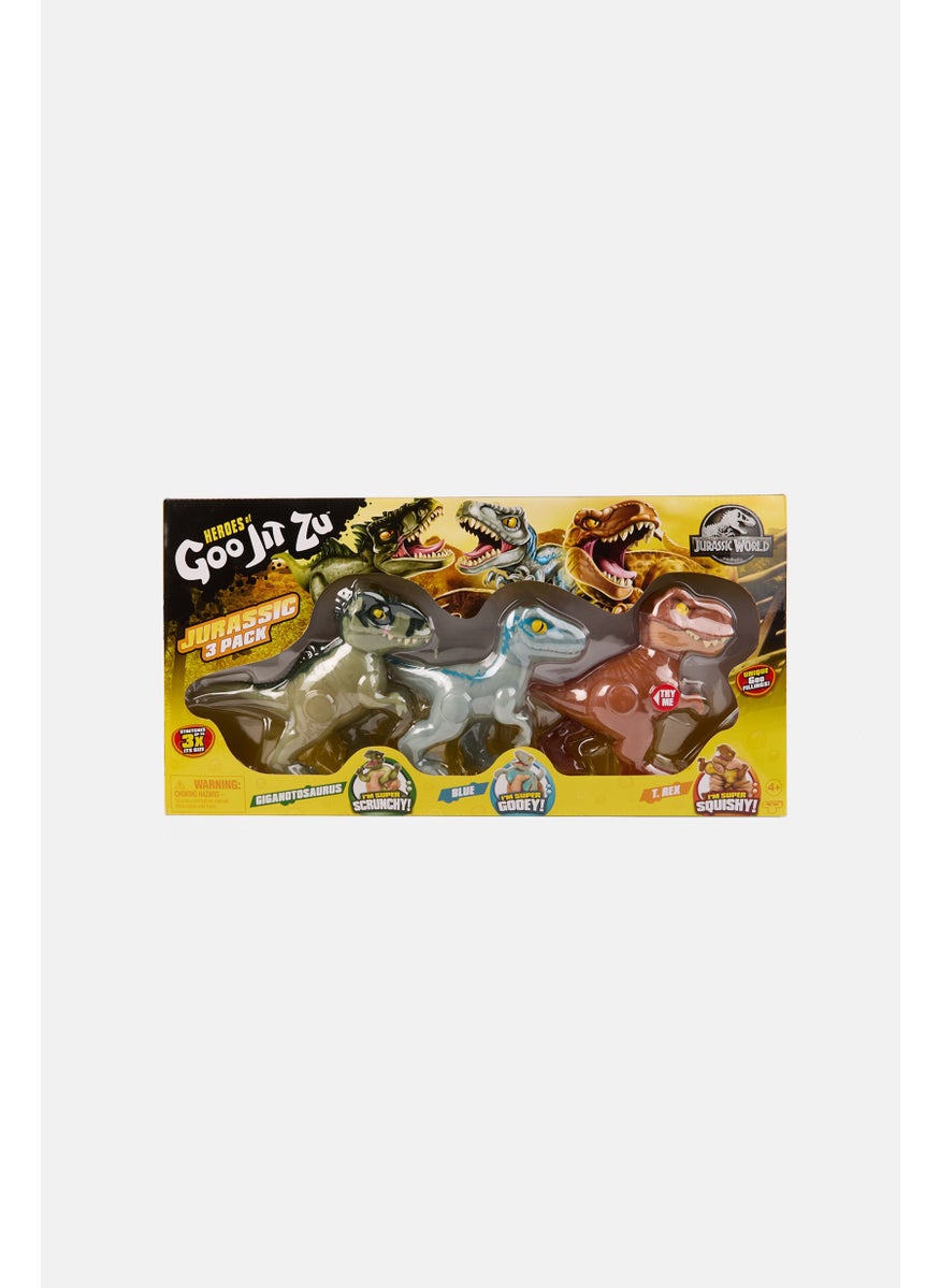 3 Pack Heroes of Goo Jit Zu Action Figure 41468, Olive