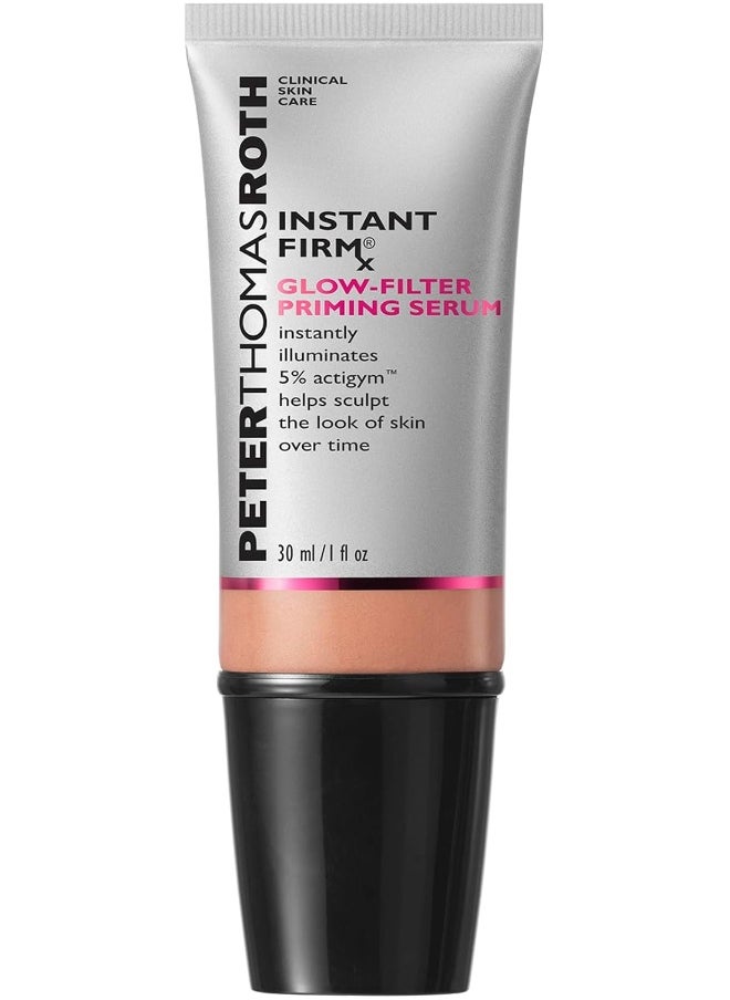 | Instant Firmx Glow-Filter Priming Serum, Illuminating And Firming Serum, Helps Sculpt The Look Of Skin Over Time, Blends Onto All Skin Tones