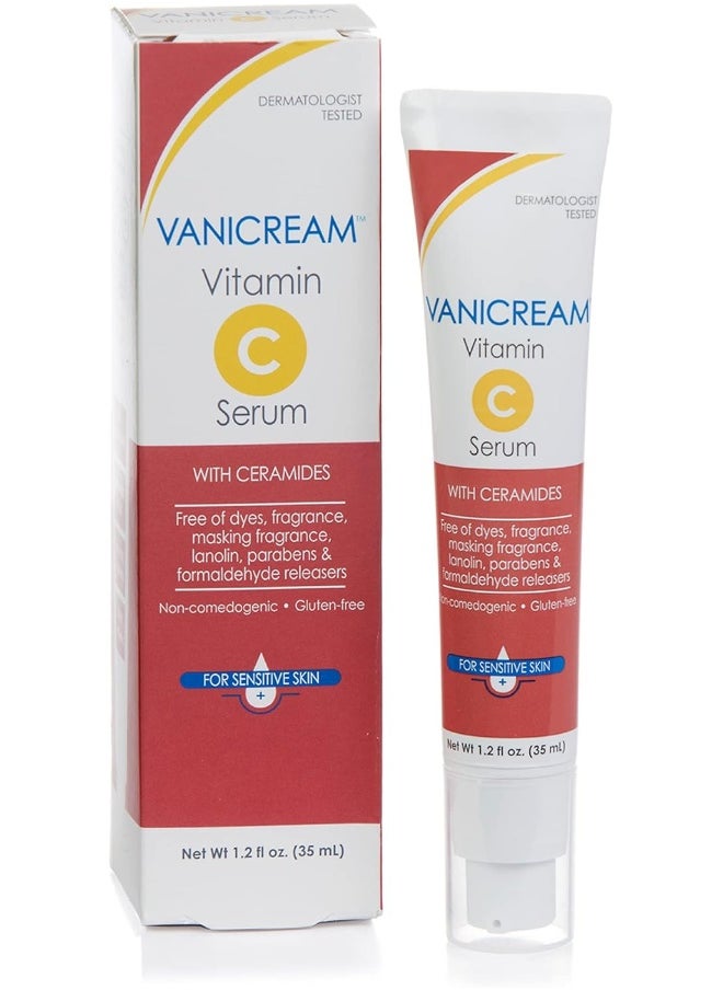 Vitamin C Serum - Free Of Dyes, Fragrance, Masking Fragrance, Lanolin, Parabens & Formaldehyde Releasers - For Sensitive Skin - 35Ml