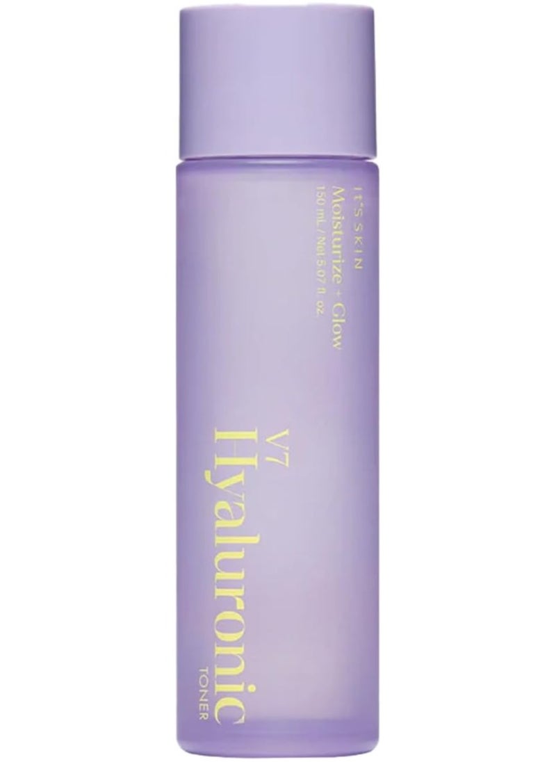V7 Hyaluronic Toner, Moisturize + Glow, 150 ml