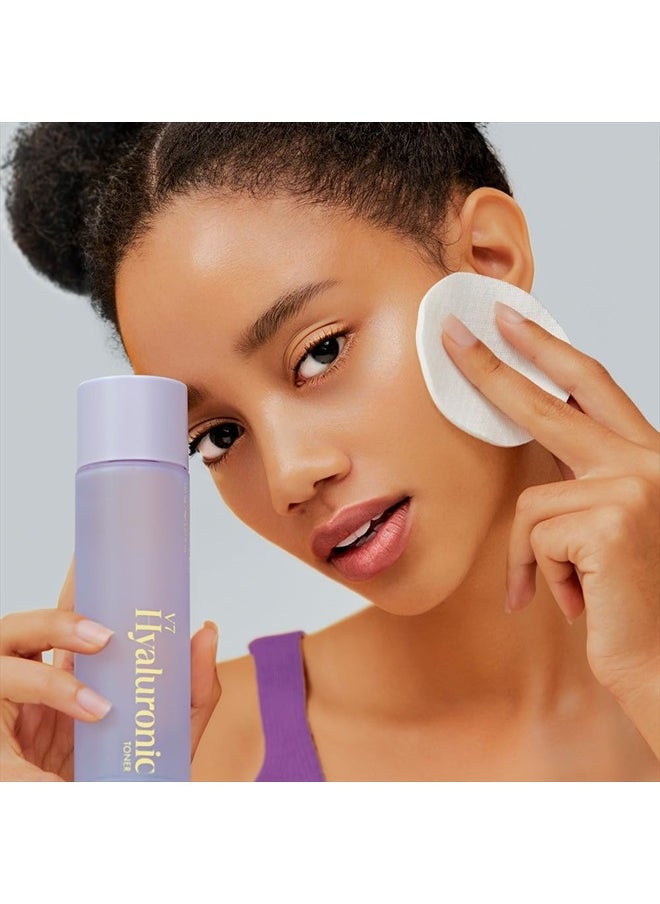 V7 Hyaluronic Toner, Moisturize + Glow, 150 ml