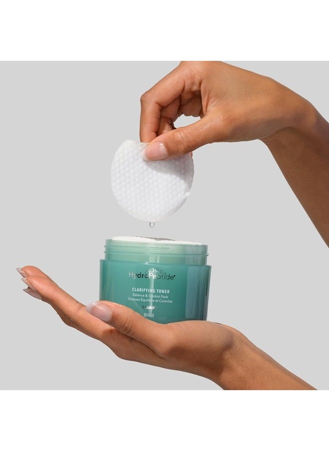 Clarifying Toner Balance Peptide Control Pads, 4 Ounce