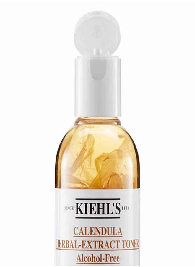 Kiehl's Calendula Herbal Extract Alcohol-Free Toner – Soothing & Balancing Face Toner for Normal to Oily Skin, with Calendula Flower Extract & Allantoin, Gentle & Hydrating, 40ml