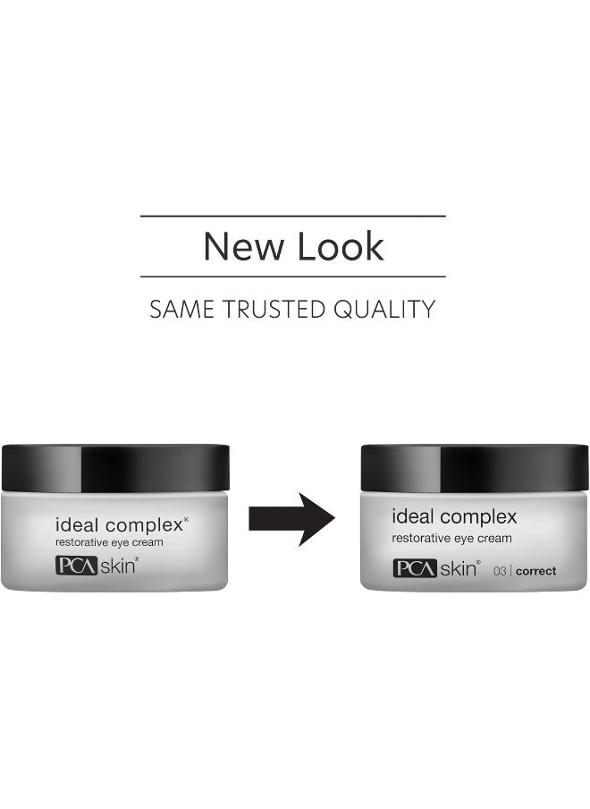 Ideal Complex Restorative Under Eye Cream, Brightening Eye Cream For Dark Circles, 0.5 Fl Oz Jar