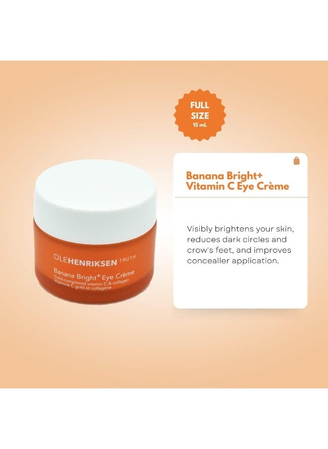 Olehenriksen Banana Bright+ Vitamin C Eye Crème 0.5 Oz, 0.50 Ounce (Pack Of 1)