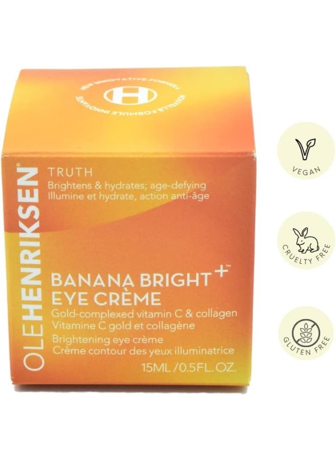 Olehenriksen Banana Bright+ Vitamin C Eye Crème 0.5 Oz, 0.50 Ounce (Pack Of 1)