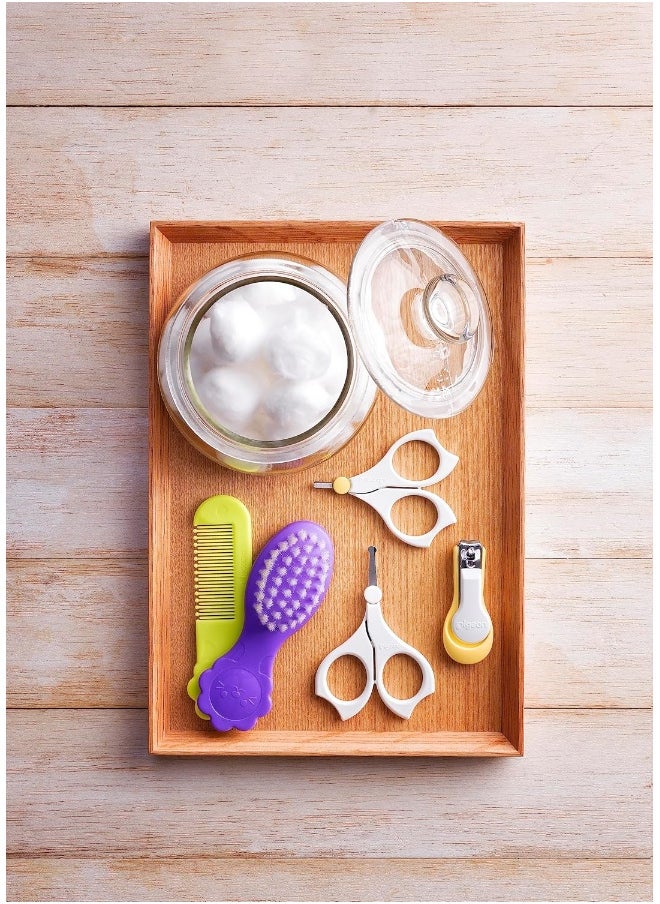 Safety Nail Scissors, With Cap, For Baby'S Soft Nails, Bpa Free