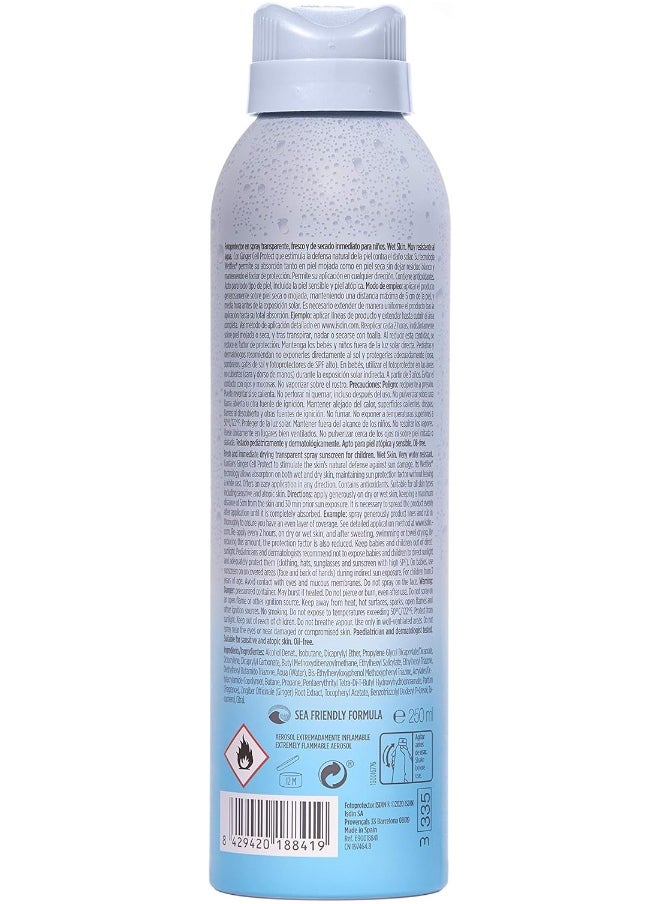 Fotoprotector Wet Skin Trans Spr 50+ 250Ml Pediatrics