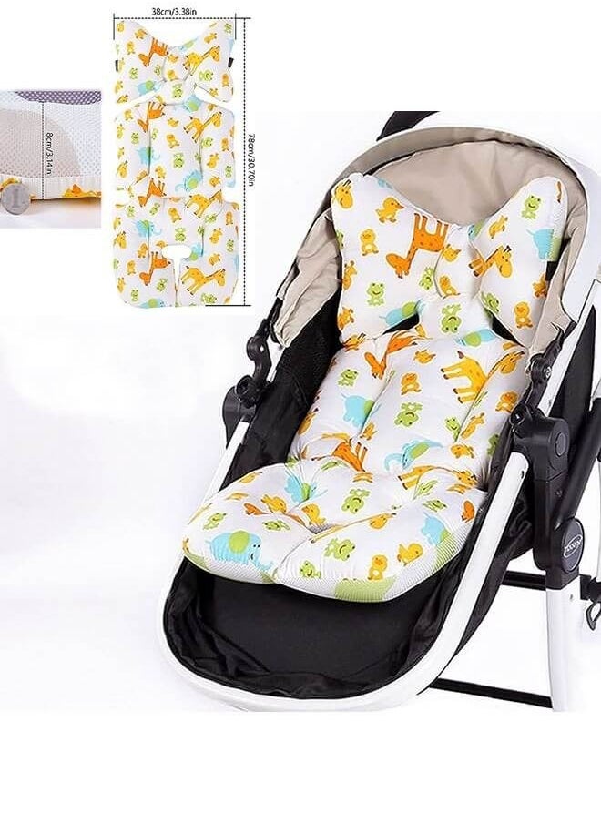 Baby Seat Pad Liner And Breathable 3D Air Mesh Cotton Universal Baby Stroller Cushion