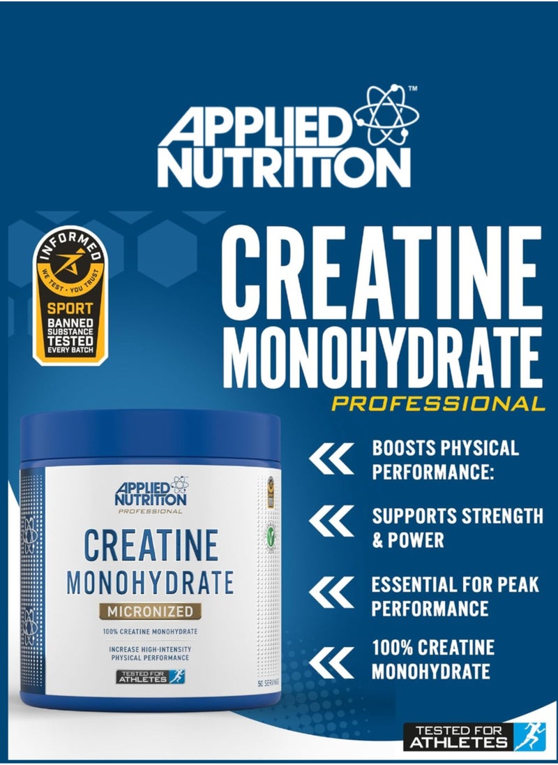 Creatine Monohydrate Micronized Powder 250g Unflavored,
