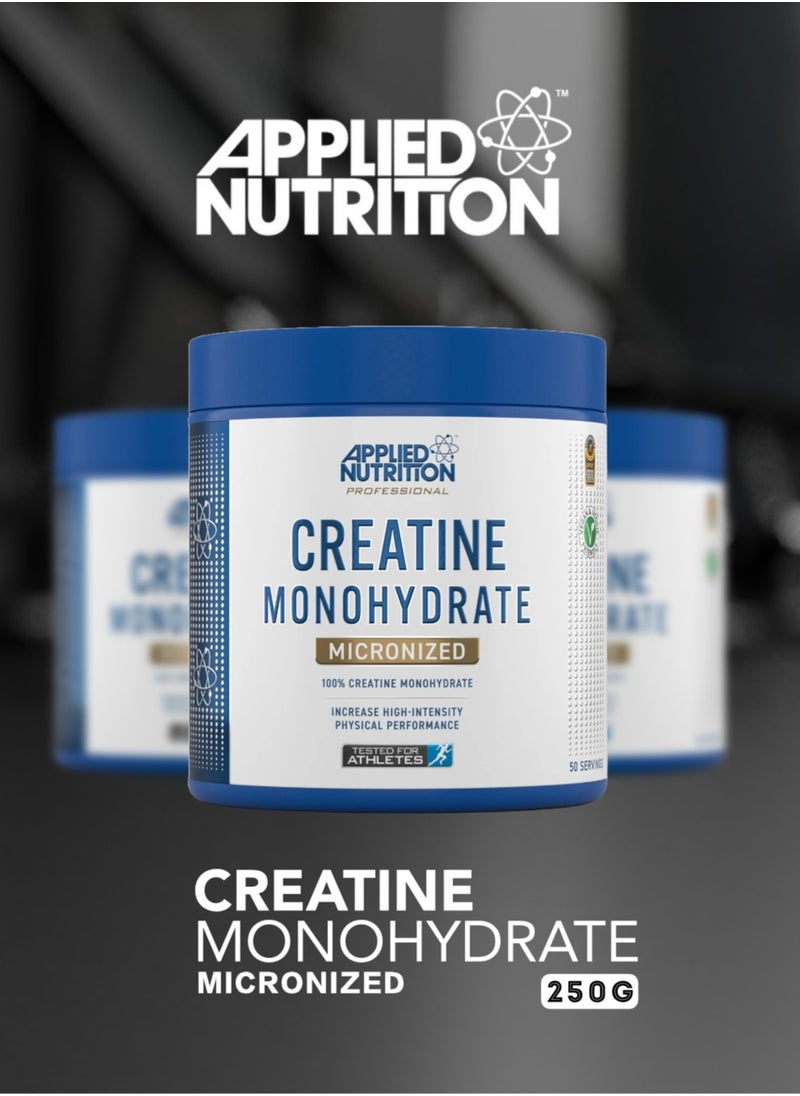 Creatine Monohydrate Micronized Powder 250g Unflavored,