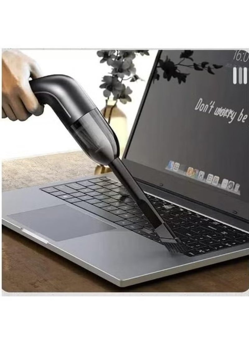 VC02 Mini Handheld Rechargeable Vacuum Cleaner – Portable, Powerful Suction, Cordless Design for Home, Office, and Car Cleaning, Compact and Lightweight, Easy to Use, Ideal for Small Spaces, Dust, and Debris Removal