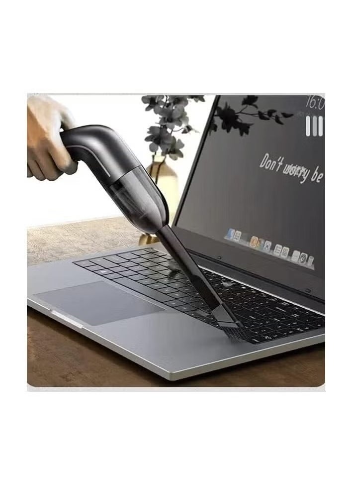 VC02 Mini Handheld Rechargeable Vacuum Cleaner – Powerful, Cord-Free Suction for Home, Office, and Car Cleaning – Compact, Lightweight Design, USB Rechargeable, Efficient Dust & Debris Removal, Ideal for Upholstery, Pet Hair, and Small Messes