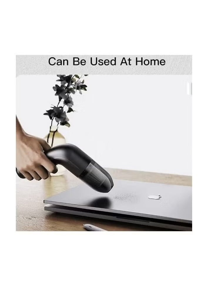 VC02 Mini Handheld Rechargeable Vacuum Cleaner – Powerful, Cord-Free Suction for Home, Office, and Car Cleaning – Compact, Lightweight Design, USB Rechargeable, Efficient Dust & Debris Removal, Ideal for Upholstery, Pet Hair, and Small Messes