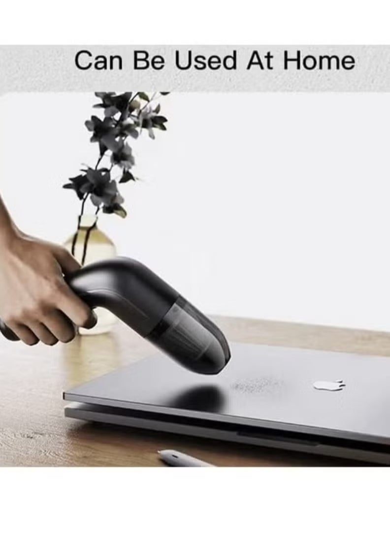 VC02 Mini Handheld Rechargeable Vacuum Cleaner – Portable, Cordless, Powerful Suction for Home, Office, and Car Cleaning, Compact Design, Easy to Use, Rechargeable Battery