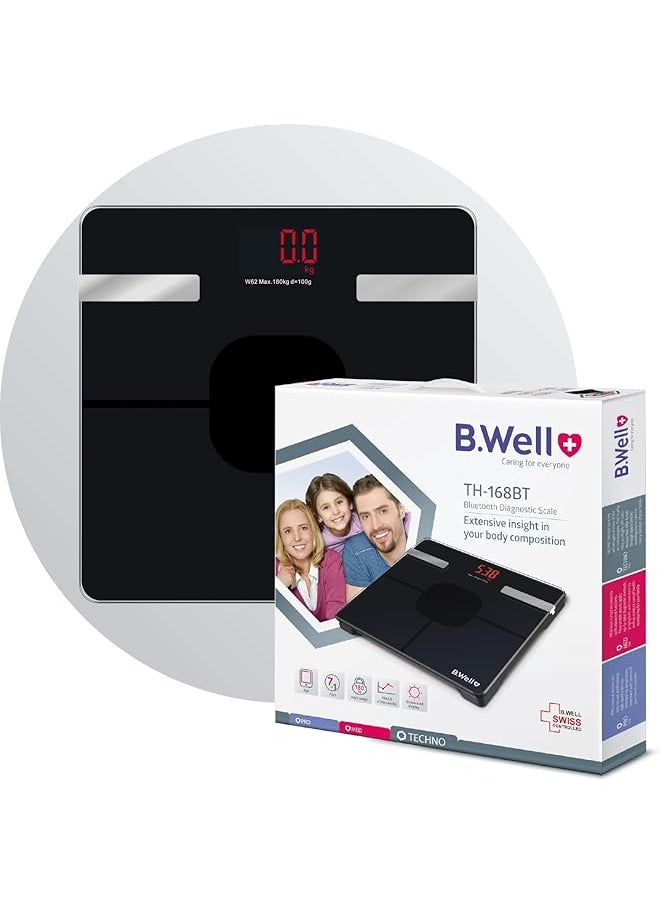 B.Well TH-168 Bluetooth Diagnostic Electronic Personal Weighing Scale