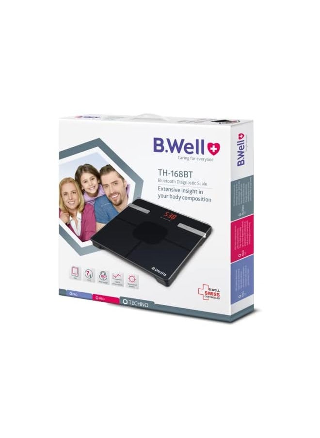 B.Well TH-168 Bluetooth Diagnostic Electronic Personal Weighing Scale
