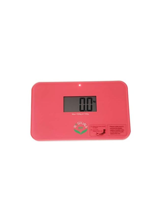 NEWLINE NY Auto Step On Super Mini Travel Bathroom Scale 5.25 X 8.5 Sbb0638Sm Strawberry Ice