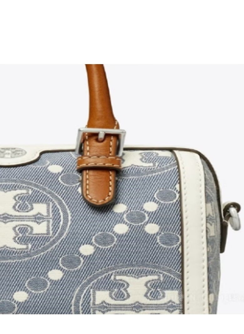 TORY BURCH T Monogram Mini Barrel Bag