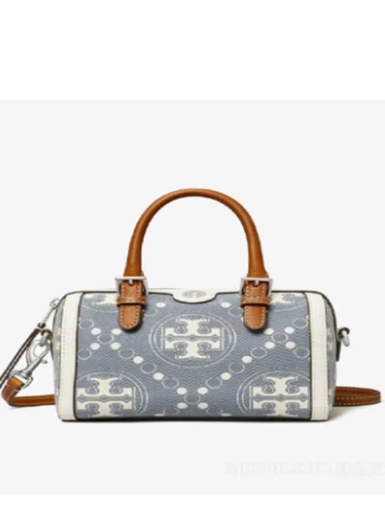 TORY BURCH T Monogram Mini Barrel Bag