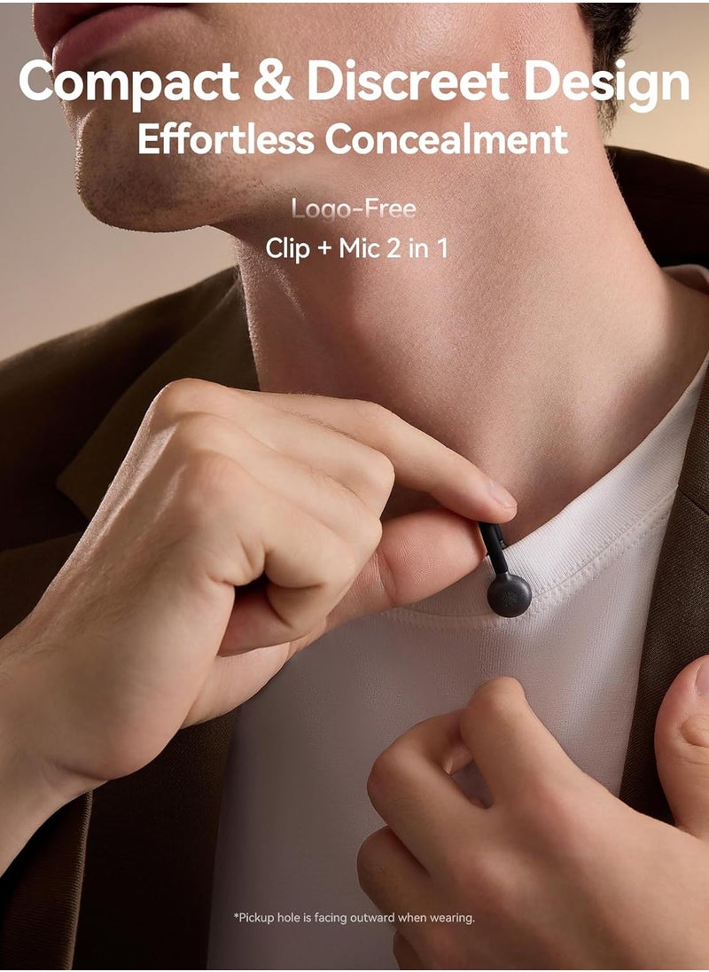 Hollyland Lark M2S Combo Wireless Lavalier Microphone (Includes Camera Receiver, USB-C Receiver & Lightning Cable) – Compatible with iPhone, Android, Camera & PC – Titanium Clip, Noise Cancelling, 30H Battery Life – Perfect for Vlogging, Interviews & Content Creation