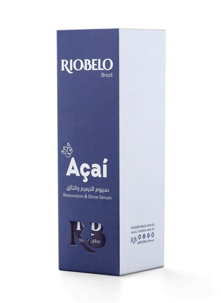 Heat Protection Spray, Açaí Spray Heat Protectant for Hair, Smoothing Thermal Hair Protection Spray for Dyed & Blonde Hair by RIOBELO Brazil Rio Magic - 200ml